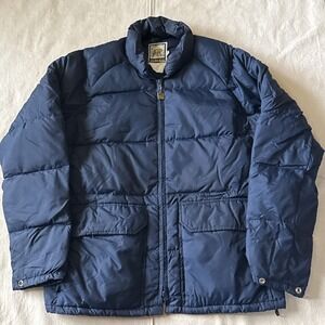 Vintage Golden Bear 1960s Goose Down Puffer Jacket Size Small 60s Retro USA